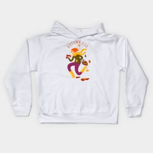 autumn guy Kids Hoodie